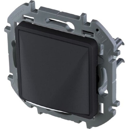 Вывод кабеля без рамки Legrand Inspiria антрацит картинка